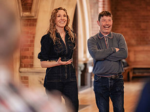 Elizabeth Bower and Gareth Radcliffe Photo Mark Senior