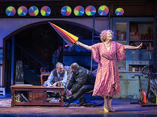 Maureen Lipman, John Middleton and Bailey Patrick. Photo: Marc Brenner