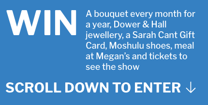 Win a bouquet every month for a year, scroll down to enter